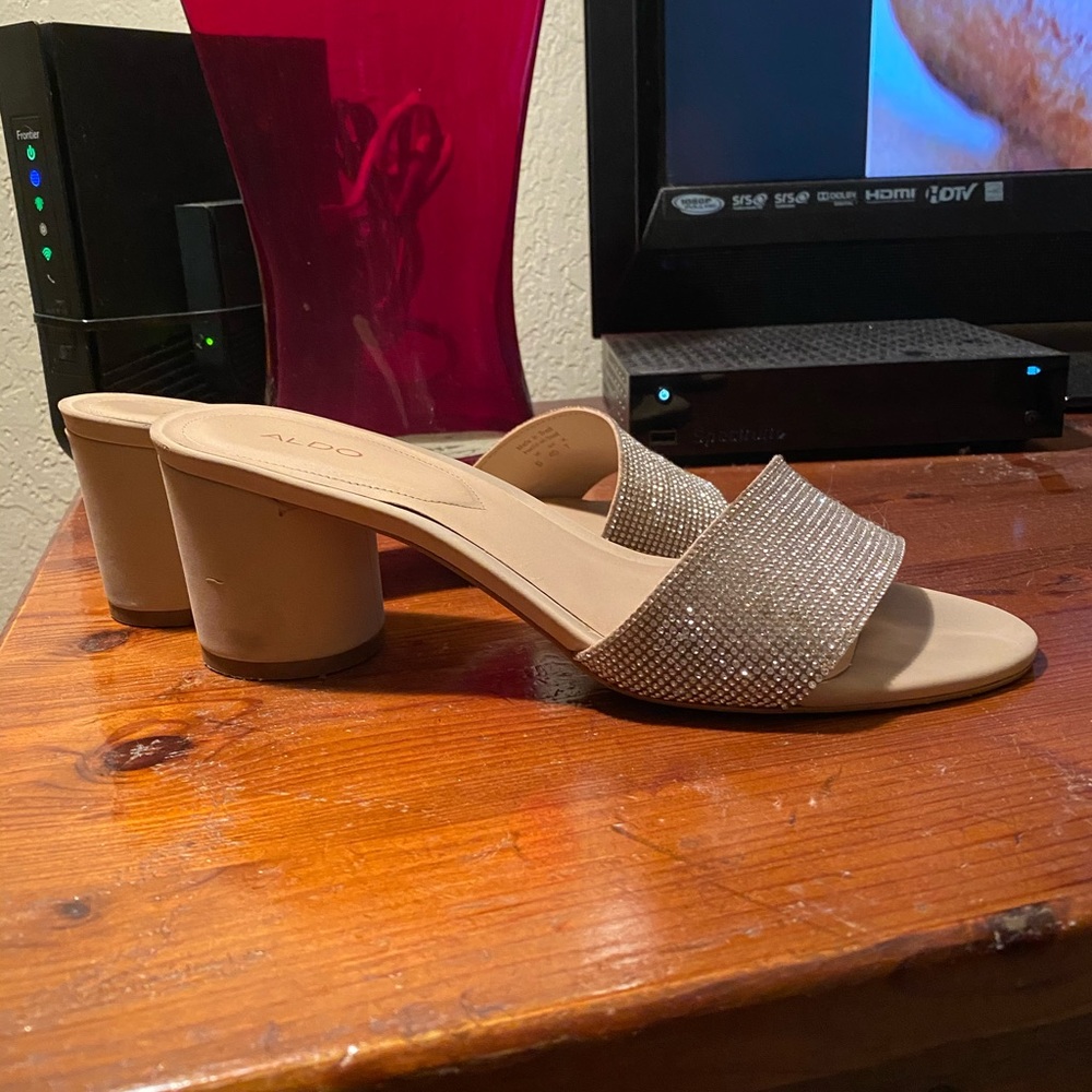 Aldo rhinestones sandals